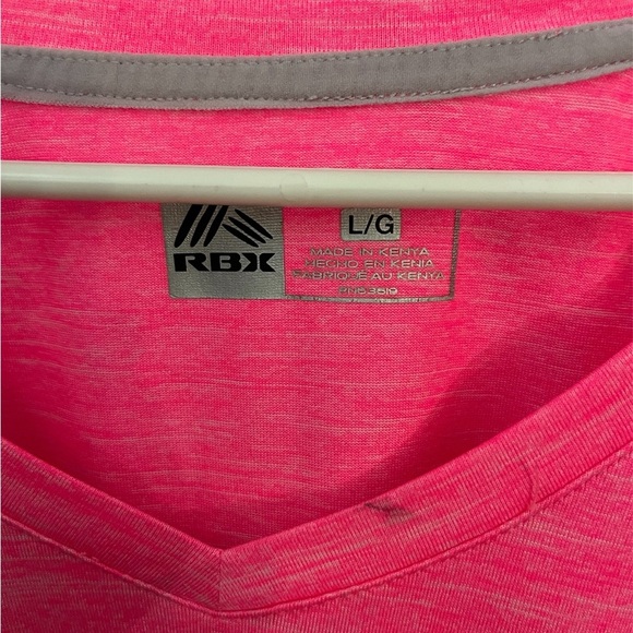 RBX Pink Long Sleeve Athletic Activewear Shirt Large - Picture 5 of 7